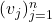 (\bm v_j)_{j = 1}^n