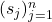 (s_j)_{j = 1}^n