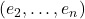 \span(\bm e_2, \dots, \bm e_n)